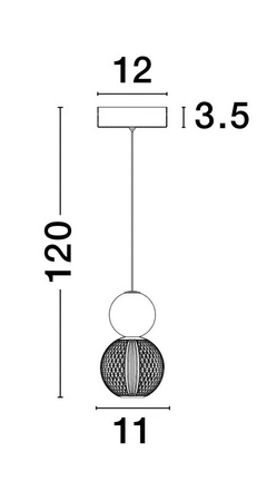 Lampa wisząca PONCE LE42698