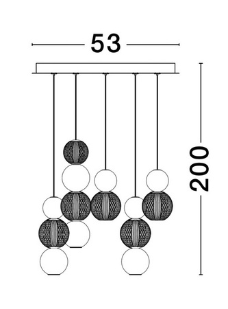 Lampa wisząca PONCE LE42701