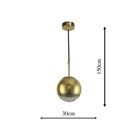 Palla wisząca złota LP-2844/1P GD Light Prestige