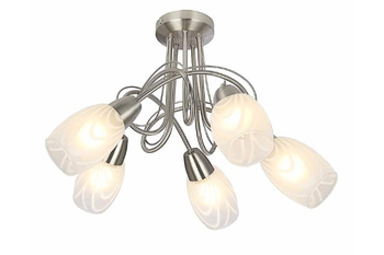 Vidal lampa sufitowa 5 pł nikiel mat 631605-07 Reality