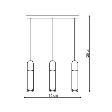 Fano 3 lampa wisząca LP-8012/3P Light Prestige