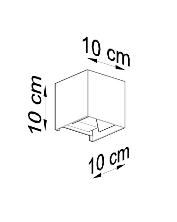 Oczko Faro XL natynkowa 1xGU10 czarna IP65 LP-6510/1SM XL BK