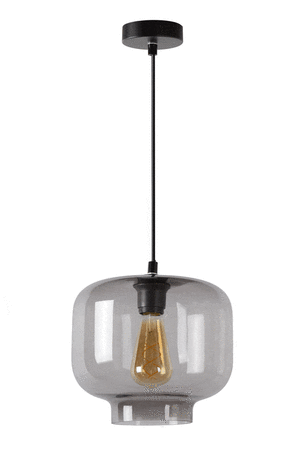 Lampa wisząca MEDINE - Pendant light - Ø 25 cm - E27 - Smoke Grey 46413/01/65 Lucide