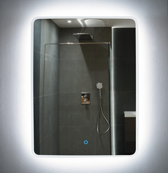 LUSTRO MIRROR W0275 PROSTOKĄT PODŚWIETLANE IP 44 MaxLight