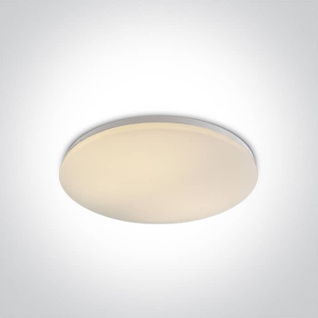 Odys 62146/W/W biały plafon slim LED 55W 3000K 230V  nieściemnialny zasilacz LED w zestawie ONE LIGHT