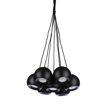 Lampa wisząca Gulia 7 AZ0635 Black AZZARDO