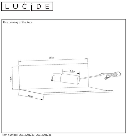 SEBO - Kinkiet - E27 - White 06218/01/31 Lucide