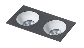 Oprawa stropowa HUGO 2 Downlight AZ1740 black  AZZARDO