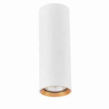 Manacor oczko białe ze złotym ringiem 13 cm LP-232/1D - 130 WH/GD Light Prestige