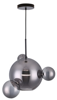 Multiverse - lampa wisząca LED czarna 1+3 , 338111-02 REALITY