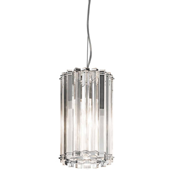 Mała lampa wisząca Crystal Skye – 1 źródło światła KL-CRYSTAL-SKYE-MP Elstead Lighting