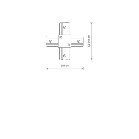 Złącze  PROFILE X-CONNECTOR WHITE 9190 Nowodvorski