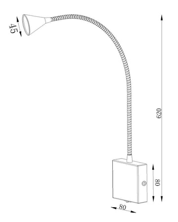 BUDDY - Kinkiet - LED - 1x3W 4000K - White 18293/03/31 Lucide