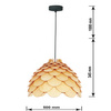 Lampa wisząca BURGO LP-101335/1P L Light Prestige