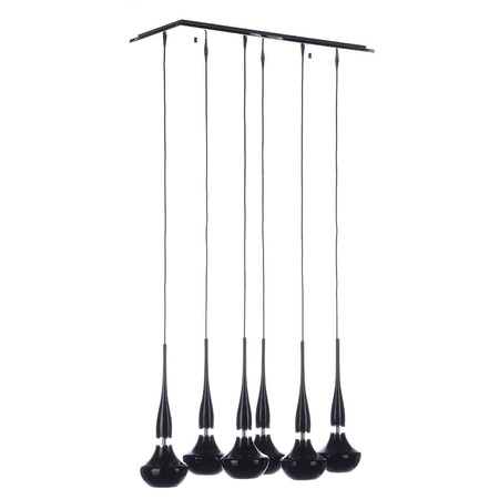 Lampa wisząca TASOS 6 AZ0262 black AZZARDO