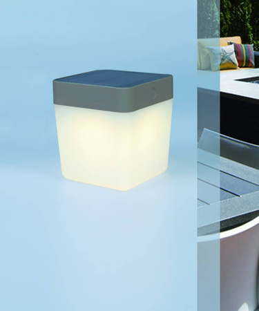 Lampa stojąca TABLE CUBE 6908001337 IP54 LUTEC