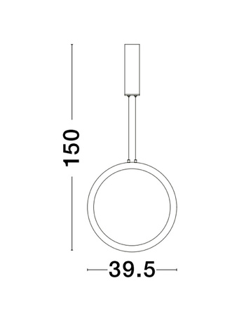 Lampa wisząca AUTLAN LE42774