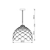 Lampa wisząca BURGO LP-101335/1P L Light Prestige