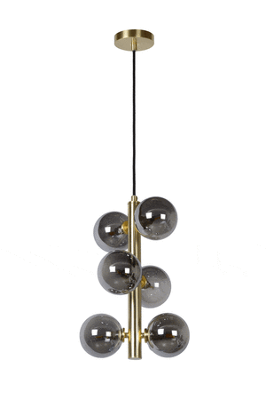 TYCHO - Pendant light - Ø 25,5 cm - G9 - Satin Brass 45474/06/02 Lucide