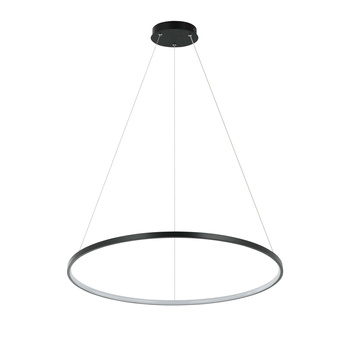 Lampa wisząca Ring średni CCT 1xLED czarny LP-909/1P M BK CCT