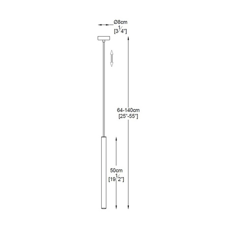 LAMPA WISZĄCA ZUMA LINE LOYA PENDANT P0461-01A-F4F4 Chrom