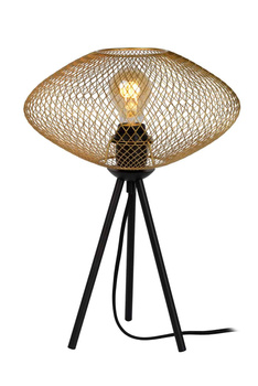 Lampa stołowa MESH Ø 30 cm 1xE27 Matt Gold / Brass 21523/01/02 Lucide