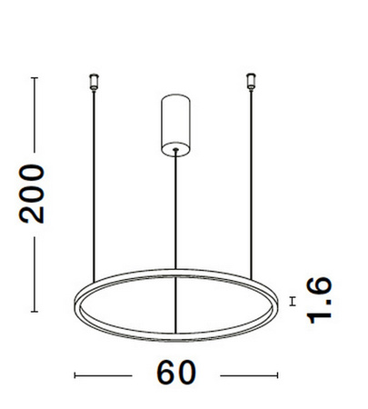 Lampa wisząca TOLUCA LE42777 60cm