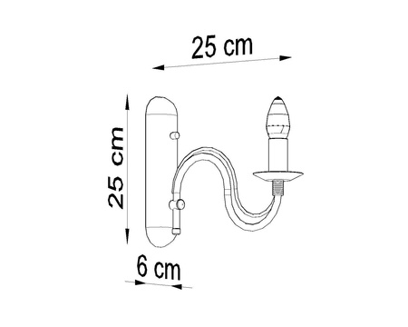 Kinkiet MINERWA Biały SL.0216 SOLLUX LIGHTING