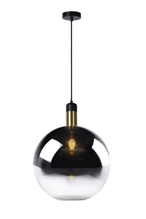 Lampa wisząca JULIUS - Pendant light - Ø 40 cm - E27 - Smoke Grey 34438/40/65 Lucide