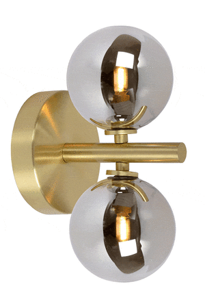 Kinkiet TYCHO - Wall light - G9 - Satin Brass 45274/02/02 Lucide